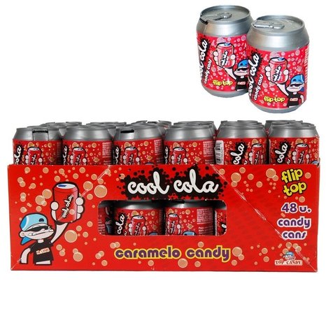 Snoep in Cola blik | per stuk Snoep in Cola blik | per stuk