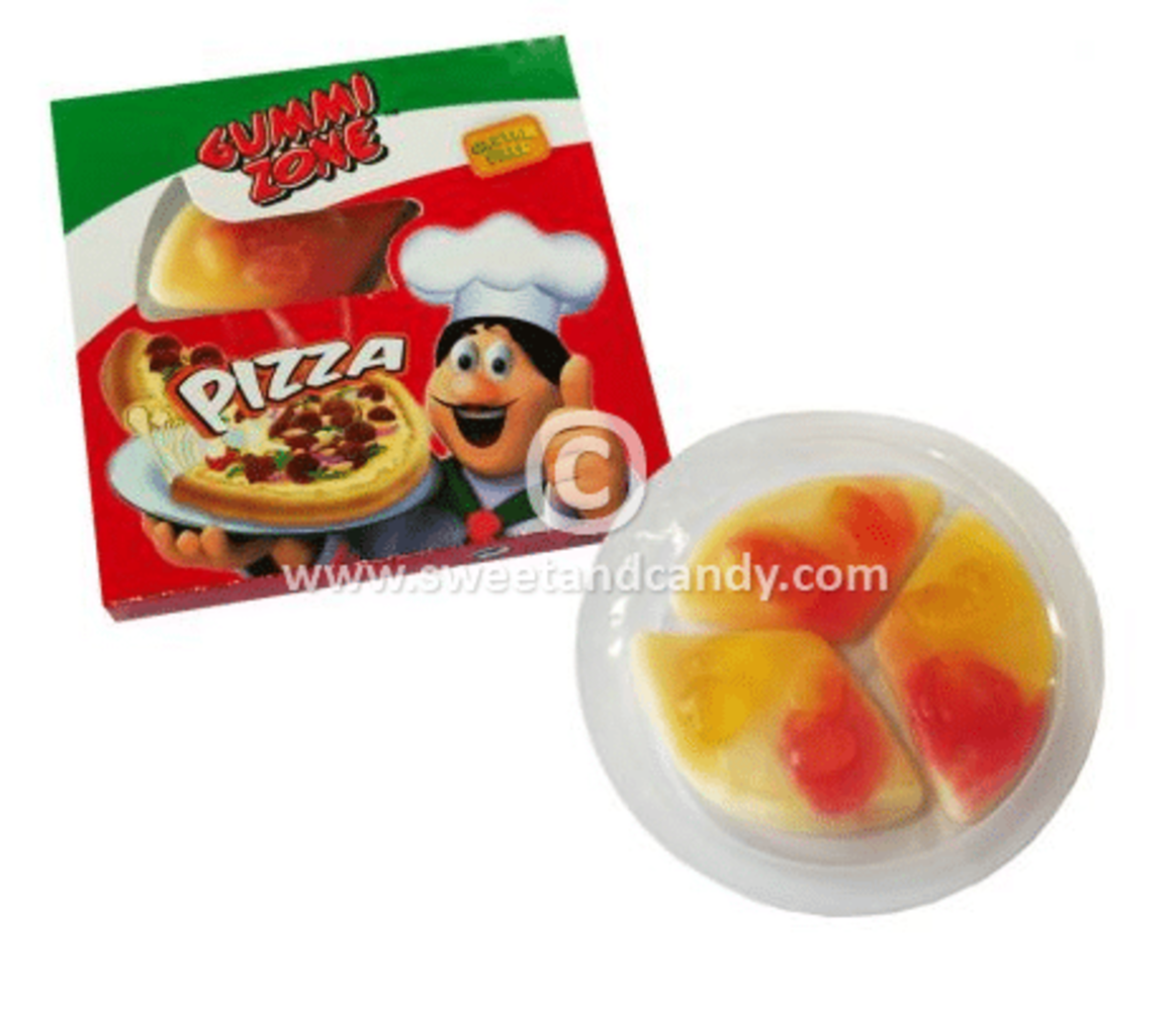 Süßigkeitenpizza mit 3 Stücken | pro Stück