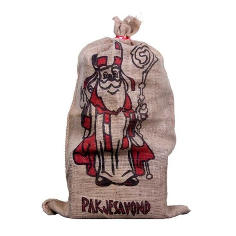 Tuf-Tuf Sac en jute pour la Saint-Nicolas - assortiment à l'unité