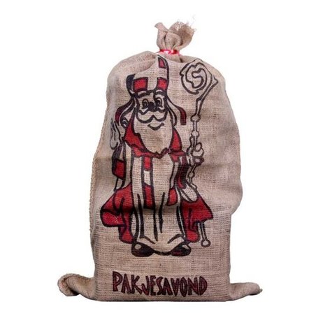 Tuf-Tuf Sinterklaas jute sack - assorted, per piece
