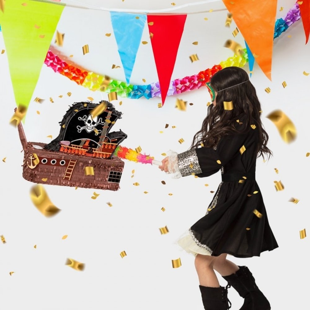 Boland Piratenschip 3D Pinata 59x44x15cm | per stuk Boland Piratenschip 3D Pinata 59x44x15cm | per stuk