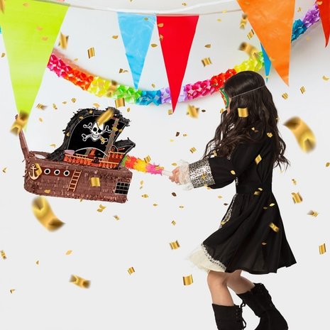 Boland Piratenschiff-3D-Piñata 59 x 44 x 15 cm | pro Stück