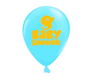 Ballon Babyshower eendje 6 stuks
