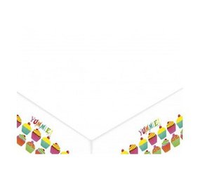 Haza - Witbaard Tafelkleed CupCake Yummie 120x180cm | per stuk Haza - Witbaard Tafelkleed CupCake Yummie 120x180cm | per stuk