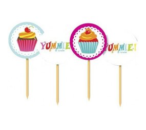 Cupcake Picks Yummy 20 pieces