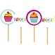 Cupcake Picks Yummy 20 pieces Cupcake Picks Yummy 20 pieces