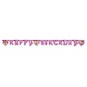 Guirlande de lettres « Joyeux anniversaire Princesse Disney » avec cœurs, 1,75 m Guirlande de lettres « Joyeux anniversaire Princesse Disney » avec cœurs, 1,75 m