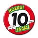 Paper Dreams Button XL 10 jaar Verkeersbord Paper Dreams Button XL 10 jaar Verkeersbord