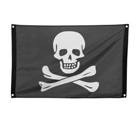 Boland Piraten Classic Spandoek/Vlag 60x90cm | per stuk Boland Piraten Classic Spandoek/Vlag 60x90cm | per stuk