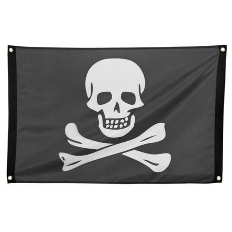 Boland Piraten Classic Spandoek/Vlag 60x90cm | per stuk Boland Piraten Classic Spandoek/Vlag 60x90cm | per stuk