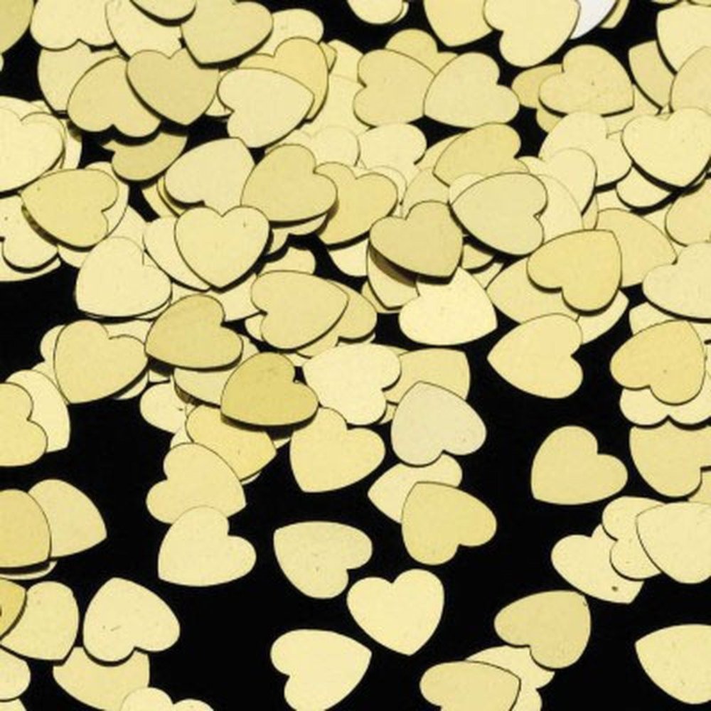 Gold Confetti Hearts | 14 grams