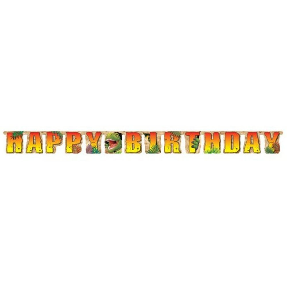 Creative Converting Dino Blast Buchstabengirlande 220 cm | pro Stück