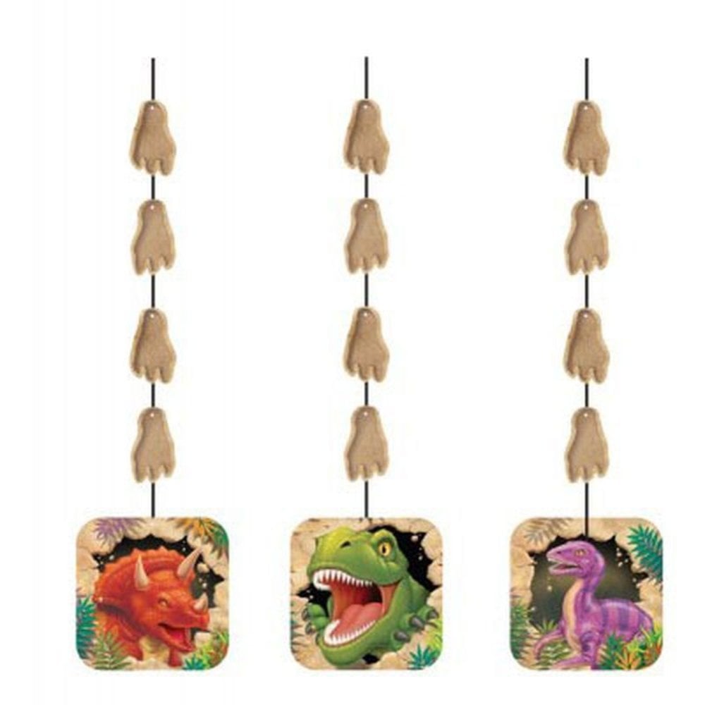 Creative Converting Dino Blast Hanging Decoration 18cm | 3 pieces