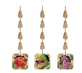 Creative Converting Dino Blast Hangdecoratie 18cm | 3 stuks Creative Converting Dino Blast Hangdecoratie 18cm | 3 stuks