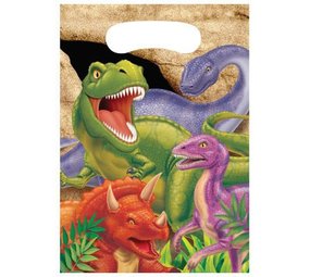 Creative Converting Dino Blast Party Bags 22x16cm | 8 pieces