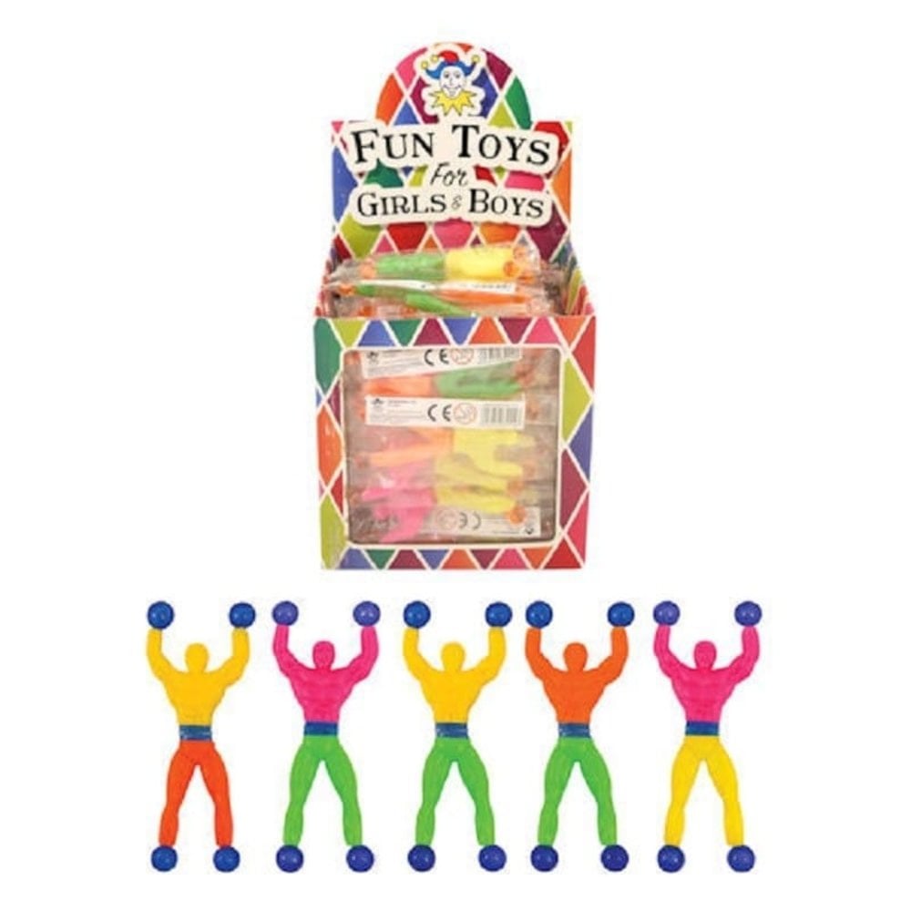 Henbrandt Wall Walker Adhesive Toy 9cm | 12 pieces