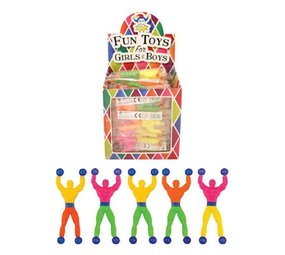 Henbrandt Wall Walker Adhesive Toy 9cm | 12 pieces