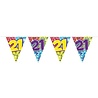 Vlaggenlijn 21 jaar Birthday Blocks | 6 meter Vlaggenlijn 21 jaar Birthday Blocks | 6 meter