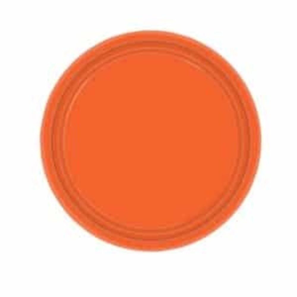 Godan Orangefarbene Teller, 23 cm | 8 Stück