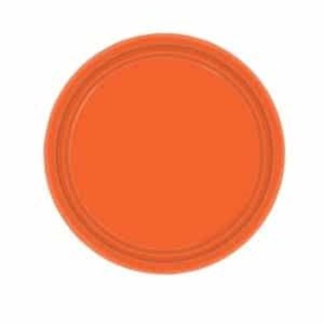 Godan Orangefarbene Teller, 23 cm | 8 Stück