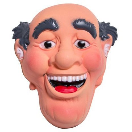Folat Abraham mask with ear hair