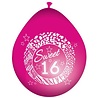 Folat Sweet 16 Balloons 30cm | 8 pieces Folat Sweet 16 Balloons 30cm | 8 pieces
