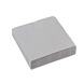 Unique Party Zilveren Servetten 25x25cm | 20 stuks Unique Party Zilveren Servetten 25x25cm | 20 stuks