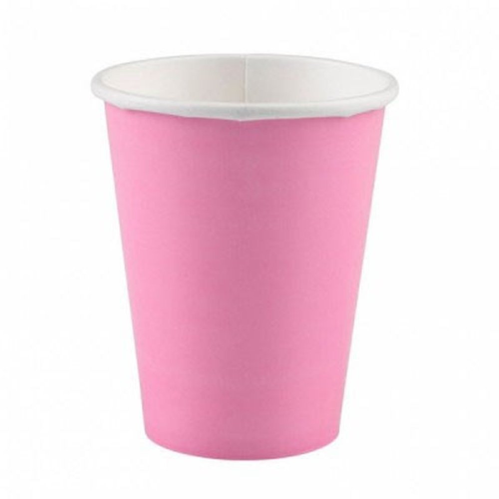 Amscan Light Pink Cup 250 ml | 8 pieces