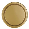 Unique Party Goldteller 23 cm | 8 Stück