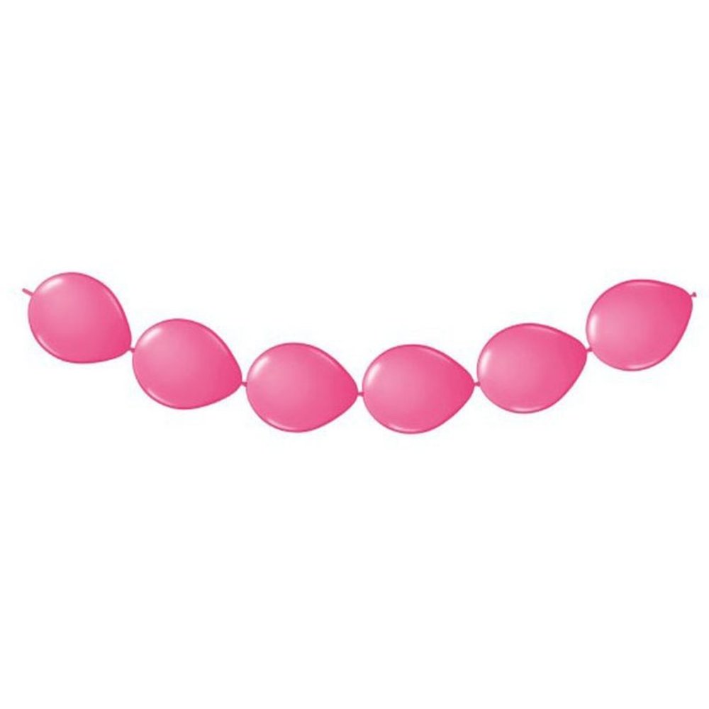 Folat Magenta pink knot balloon 30cm | 8 pieces