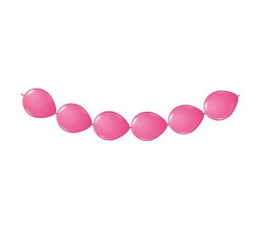 Folat Magenta-rosa Knotenballons, 30 cm | 8 Stück