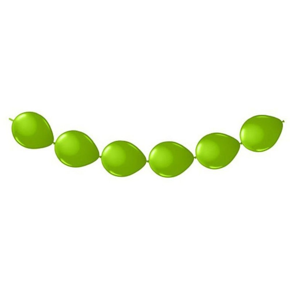 Folat Lime green knot balloons 30cm | 8 pieces