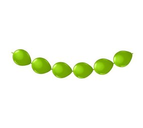 Folat Hellgrüne Knotenballons, 30 cm | 8 Stück
