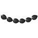 Knoopballon zwart 3 meter | 8 stuks Knoopballon zwart 3 meter | 8 stuks