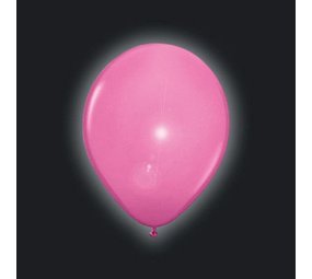 Light pink LED balloon 5 pieces
