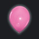 5 Stück hellrosa LED-Ballons