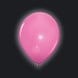Ballon LED rose clair (lot de 5)