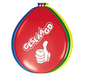 Folat Ballonnen Geslaagd 30cm | 8 stuks Folat Ballonnen Geslaagd 30cm | 8 stuks