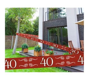 Barrier tape 40th anniversary