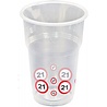 Folat Traffic Sign Cup 21 Years | 10 pieces Folat Traffic Sign Cup 21 Years | 10 pieces