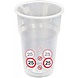 Folat Tasse Panneau de Signalisation 25 ans | 10 pièces