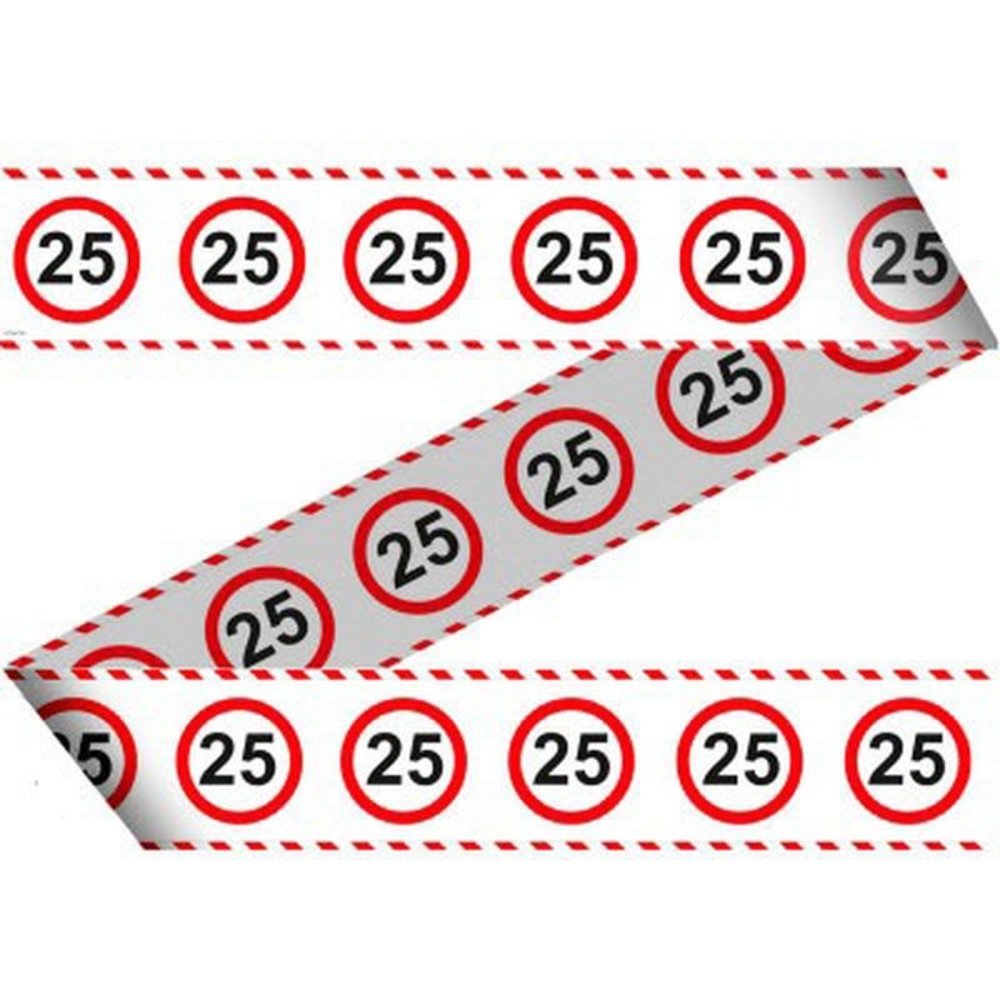 Folat Barrier tape Traffic sign 25 years