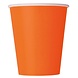 Unique Party Oranje Bekers 270 ml | 14 stuks Unique Party Oranje Bekers 270 ml | 14 stuks
