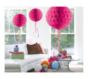 Tuf-Tuf Honeycomb bal magenta 30cm | per stuk Tuf-Tuf Honeycomb bal magenta 30cm | per stuk