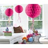 Tuf-Tuf Honeycomb ball magenta 30cm | per piece Tuf-Tuf Honeycomb ball magenta 30cm | per piece