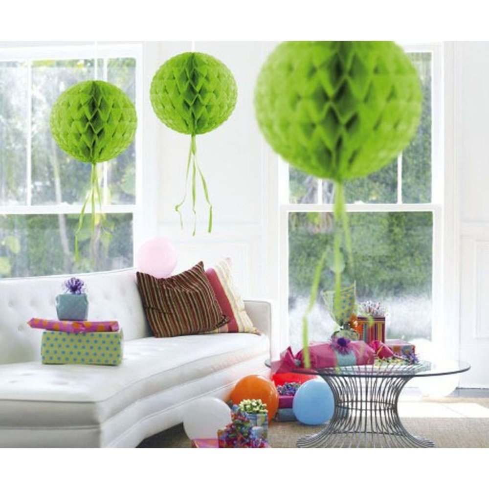 Folat Green Honeycomb lime green 30cm | per piece