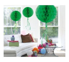 Honeycomb bal groen 30cm | per stuk Honeycomb bal groen 30cm | per stuk