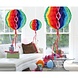 Multicolored Honeycomb Ball 3 pieces