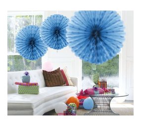 Ventilateur alvéolé bleu clair 45 cm | à l'unité