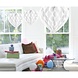 White honeycomb heart shape 30cm each